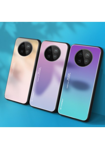 Huawei Mate 40 Pro Telefon Kılıfı - Mavi/pembe (Yurt Dışından) fırsatları