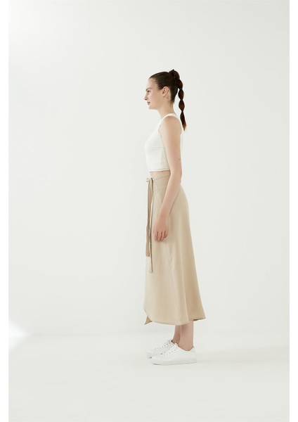 Bağlamalı Anvelop Etek Vizon fırsatları