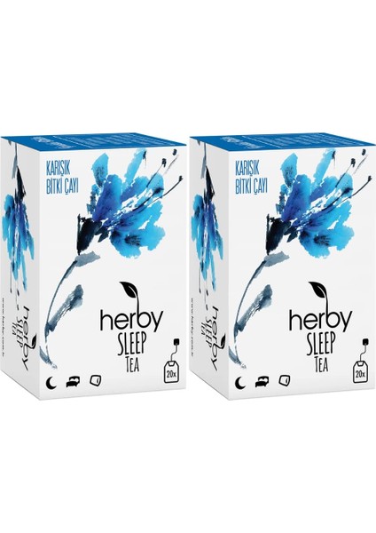 Sleep Tea Uyku Öncesi Pasifloralı Bitki Çayı 2'li Paket