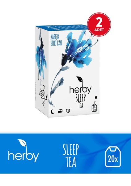 Sleep Tea Uyku Öncesi Pasifloralı Bitki Çayı 2'li Paket modelleri