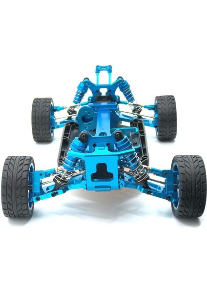 Wltoys Için Alüminyum Ikinci Kat Radyosu 124018 124019 1:12 Rc Araba Mavisi