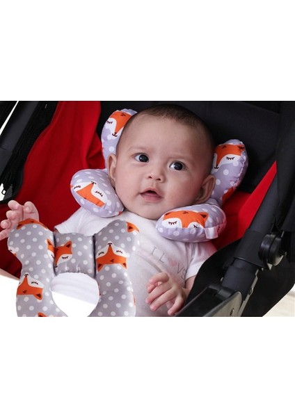 Bebek Yumuşak Baş Boyun Desteği Çocuk Seyahat Güvenlik Yastığı Rahat Bebek Arabası Baş Desteği (Yurt Dışından) fiyatları
