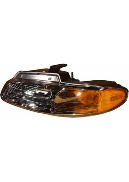 Chrysler Country- Town- 96/00 Far Lambası Sol Manuel (Şeffaf/çizgili Camlı Sarı Sinyalli)Eagle 4857853AA