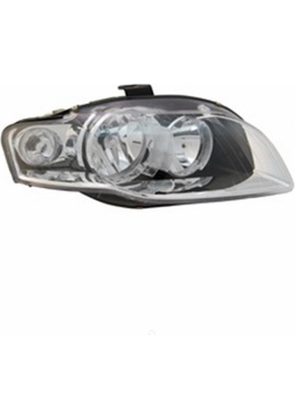 Audı A4 Ön Far Elektrikli Motorlu Beyaz Sinyli Sağ 2004-2007 8E0941003BK