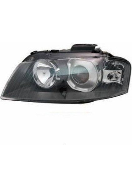 Audı A3 Ön Far Elektrikli Motorlu Mercekli Sol 2003-2008 8P0941029M