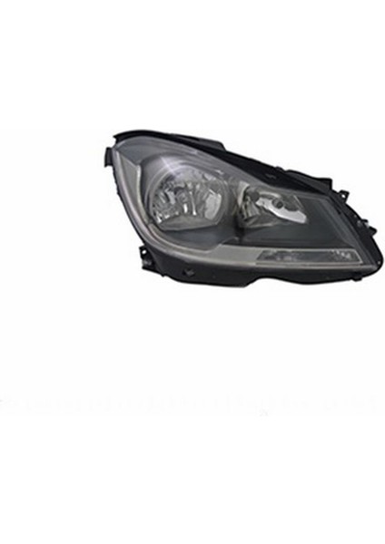 Mercedes W204 Ön Far Elektrikli Motorlu Koyu Gri Sağ 2010- A2048209659