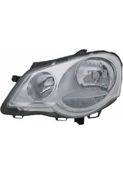 Volkswagen Polo Ön Far Elektrikli Motorlu Krom Sol 2005- 6Q1941007AT