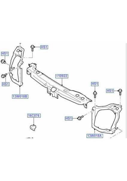 Ford Transıt- V347- 07/13 Far Yuva Sacı Sol (Bfn) 7C1113K020AC