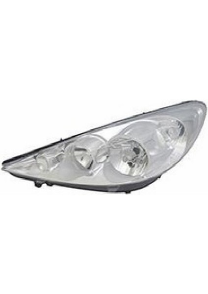 Peugeot 206 Plus Ön Far Elektrikli Motorlu Krom Sol 2009-2012 6208P3