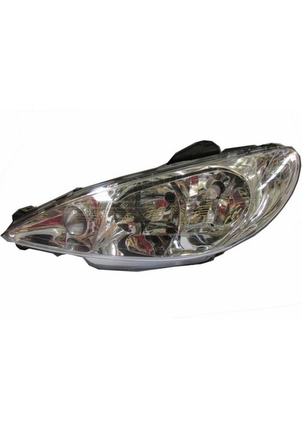 Peugeot 206- Sd- 07/11 Far Lambası Sol Elektrikli/motorsuz (Şeffaf Camlı) H7/h7 (Ayfar) 6204.S9