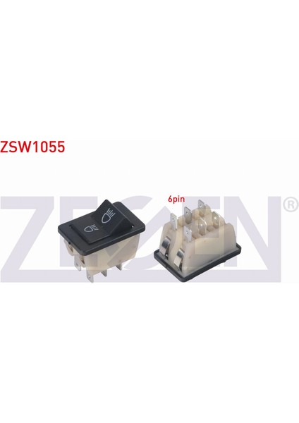 Far Anahtarı Üniversal 6 Pin 12V
