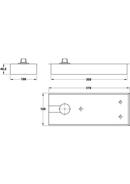 Dcl 411 Kapı Kapatıcı 90KG 1000MM