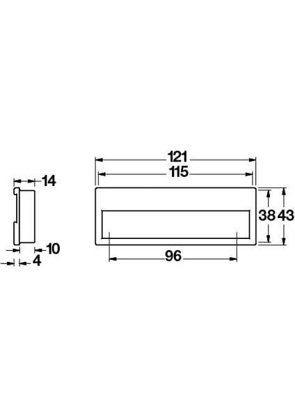 Rosso 96MM Gömme Kulp, Mat Siyah Renk fiyatları