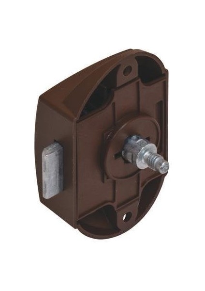 Basmalı Sürgü Kilit 25MM, Kahve Renk