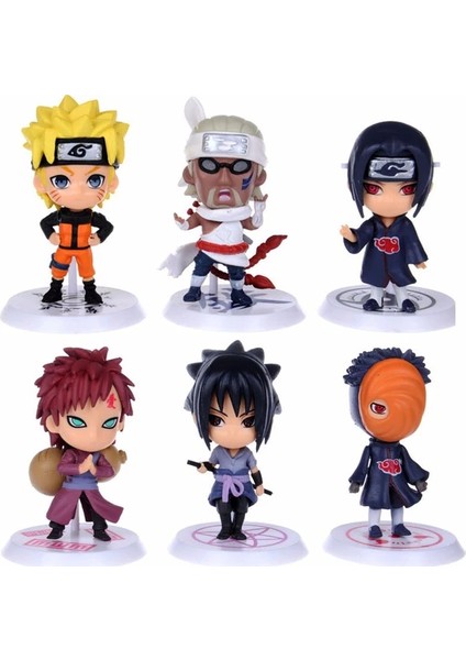 Naruto Aksiyon Figürleri 6 Parça (Yurt Dışından)