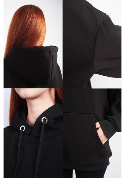 Oversize Hoodie Star Mickey Mouse Write Black fiyatları