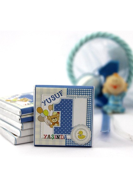Doğum Günü Tebrik Madlen Kişiselleştirilebilir El Yapımı Çikolata DGK12 150 Adet