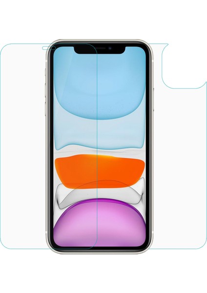 Apple iPhone 11 Ön + Arka Esnek Nano Cam Ekran Koruyucu