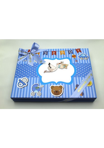 Hoşgeldin Bebek Çikolatası Isim Yazılabilen Hediye Çikolata EB001 48 Adet