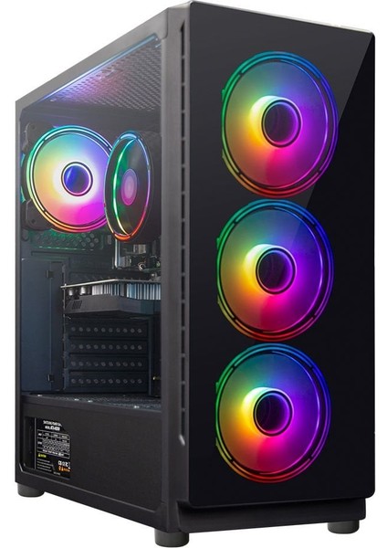 Tx143 Intel Core i7 2600 8GB Ram 256GB SSD 4GB GT740 Ekran Kartı Masaüstü Oyun Pc Bilgisayarı