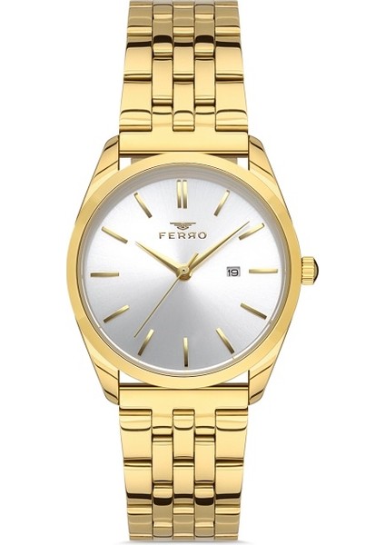 Sarı Çelik Kordon Kadın Kol Saati FL21231A-B FL21231A-B