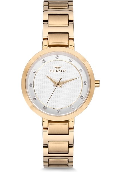 Sarı Çelik Kordon Kadın Kol Saati F81969A-900-B F81969A-900-B