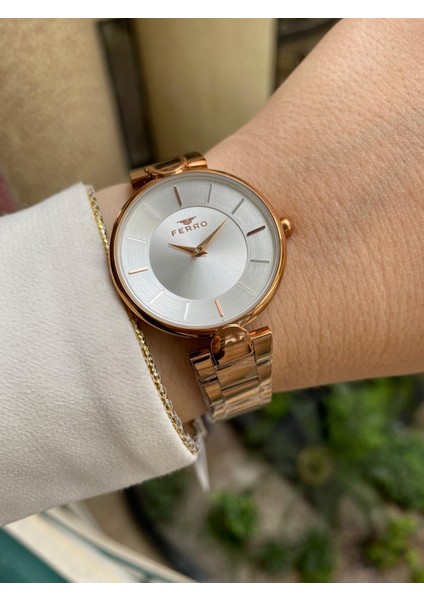Rose Çelik Kordon Kadın Kol Saati F21129A-C F21129A-C