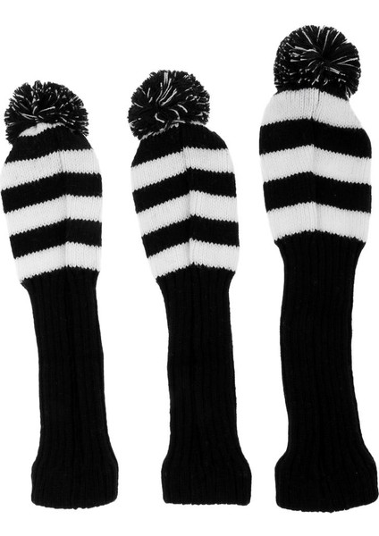 3pcs/set Kafa Kapakları Örgü Çorap Golf Beyaz (Yurt Dışından) fiyatları