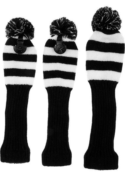 3pcs/set Kafa Kapakları Örgü Çorap Golf Beyaz (Yurt Dışından) fırsatları