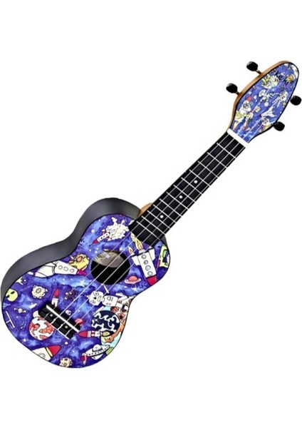 K2-SP Keiki Sopranino Ukulele Set (Spaceman)