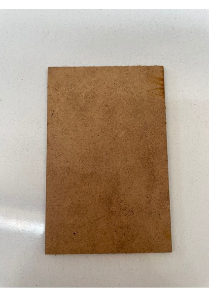 12.5x8.5 cm Dikdörtgen Supla Altlık Levha Ahşap 12 Adet