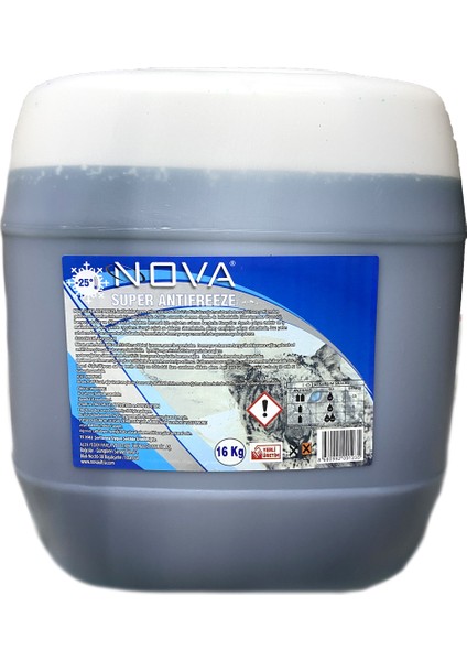 Ultra -25 Derece Yeşil Antifriz 15 kg Teneke-Bidon fiyatları