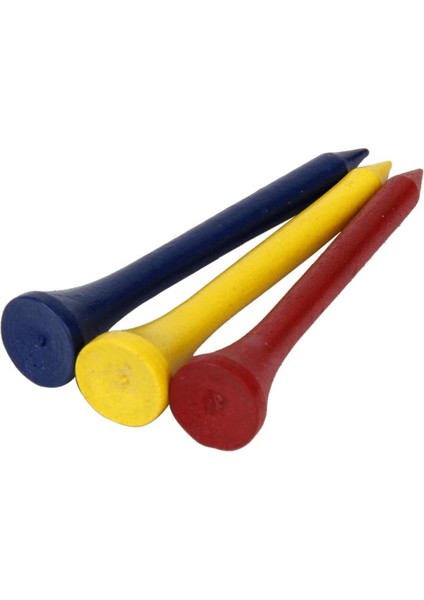 Yaklaşık. 100PCS 54MM Karışık Renkli Ahşap Golf Tees Aracı (Yurt Dışından) fırsatları