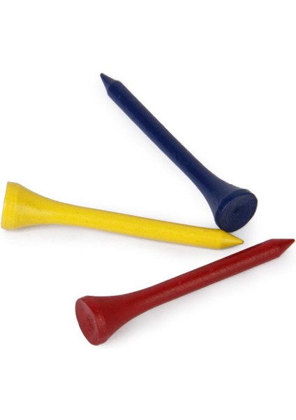 Yaklaşık. 100PCS 54MM Karışık Renkli Ahşap Golf Tees Aracı (Yurt Dışından) indirimleri