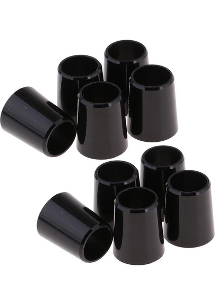 10PCS Siyah Golf Şaft Sapı Son 370 Şapka Adaptör Halkaları (Yurt Dışından)