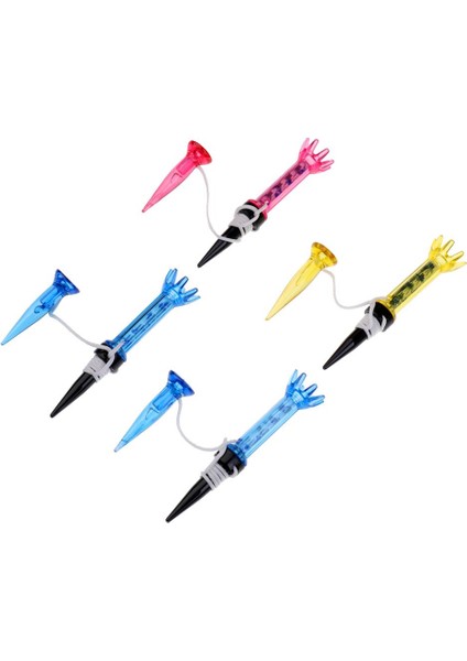 4pcs Esnek ve Dayanıklı Asansör Golf Tee 80MM Iyileştirme Mesafesi (Yurt Dışından)