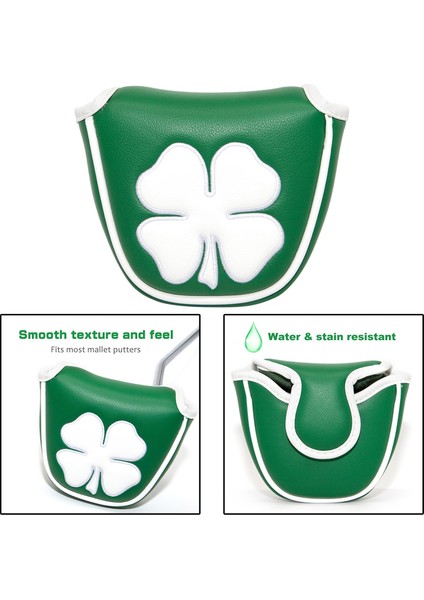 Golf Mallet Putter Kapak Kulübü Kafa Kapağı Kollu Astar Koruyucu Kılıf (Yurt Dışından) fırsatları