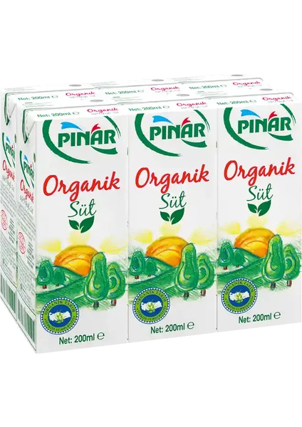 Organik Süt 6x200 ml