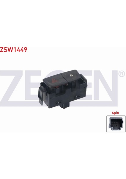 Renault Trafıc Iıı - Duster 2012 - Kapı Kilit ve Flaşör Anahtarı 252100622R