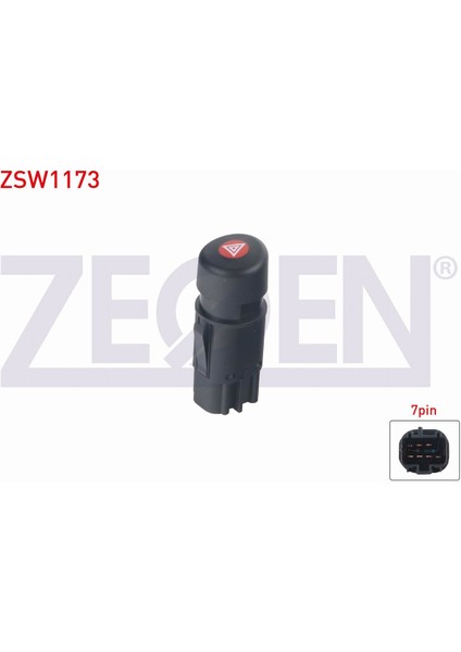 Ford Transıt (V184) 2000 - 2006 Flaşör Anahtarı 7 Pin 97KB13A350AC|97KG13A350AC