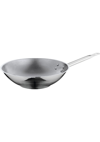 Staınless Steel Wok Tava 28 cm