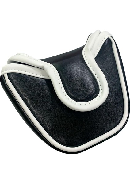 Yumuşak Pu Şaft Golf Yarım Dirkalı Mallet Putter Baş Siyah (Yurt Dışından)