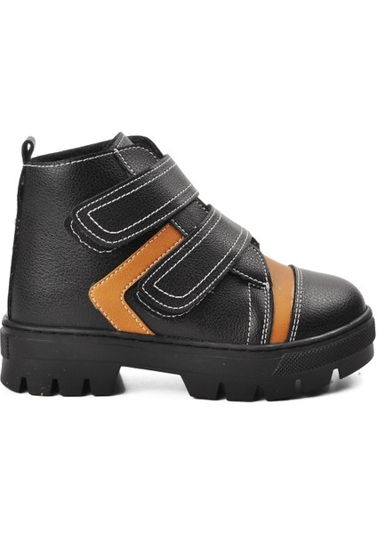 Arz 2301004-P Siyah-Camel Içi Kürklü Çocuk Bot fiyatları