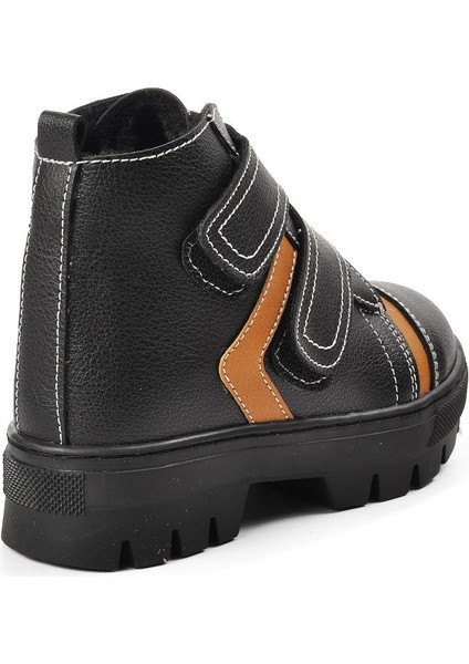 Arz 2301004-P Siyah-Camel Içi Kürklü Çocuk Bot fırsatları
