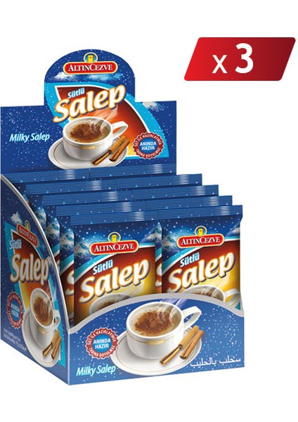 Tek Kullanımlık Salep 3 Kutu 20 x 17 g