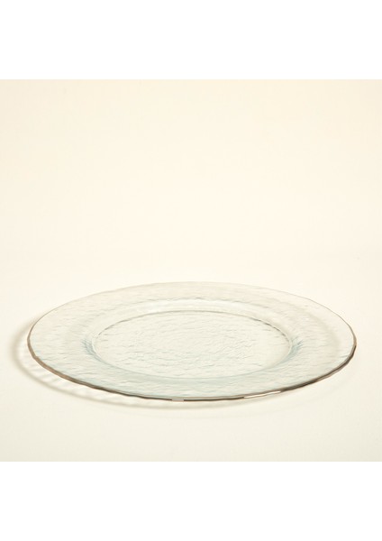 Ice Charger Gümüş Rim 32 cm Gümüş