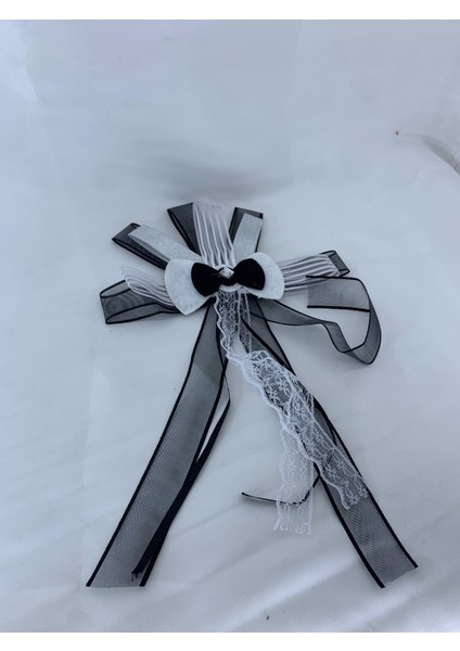 Damat Bohçaları Için Damat Bohça Çiçeği 5 Adet Boncuklu Gri-Beyaz fırsatları