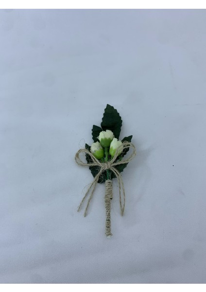 Düğünler Için Beyaz Gül Damat Yaka Çiçeği modelleri