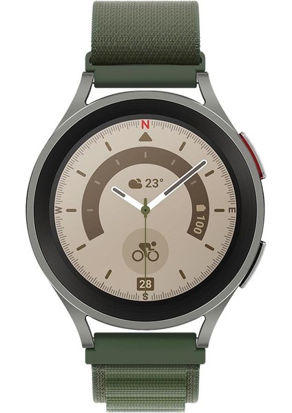 Samsung Gear S3 Uyumlu Kordon Alpine Loop Kumaş Örgü Kayış fırsatları