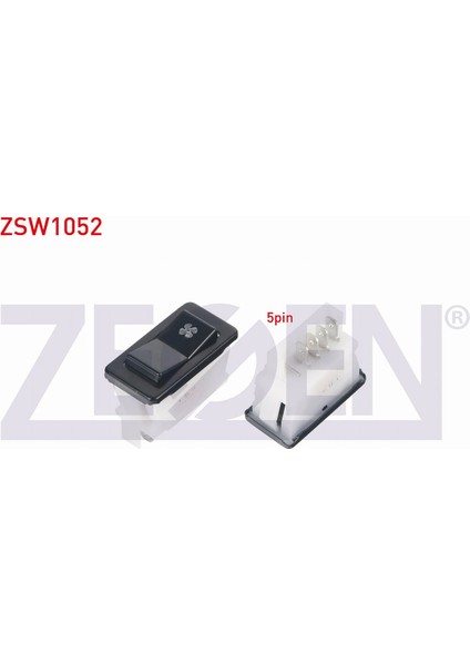 Renault 12 1971 - 2000 Kalorifer Anahtarı 5 Pin 7700624596